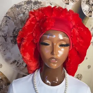 Fur Bonnet - Stylish Accessory for Casual Wear or Special Occasions - Versatile and Fashionable Choice for Warmth and Elegance