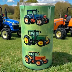 Tractor Baby Cup w/ 2 Lids