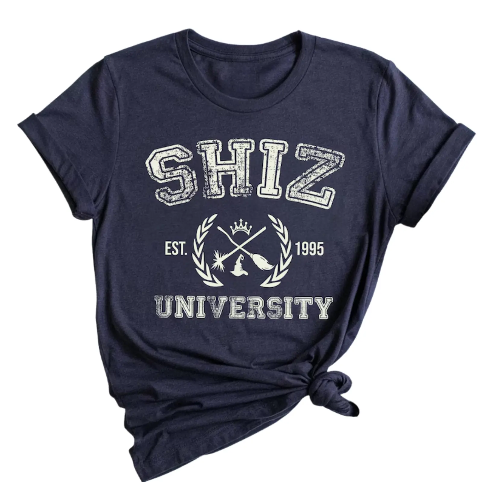 Shiz University Est 1995 T-shirt, Defy Gravity Broomstick Magic Wand T-shirt, Shiz University Wizard Tee