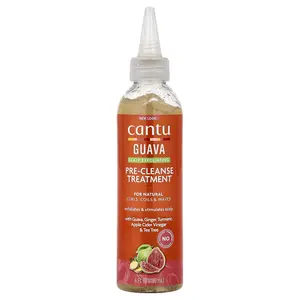 Cantu Guava & Ginger, Scalp Exfoliating Pre-Cleanse Treatment, 6 fl oz (180 ml)