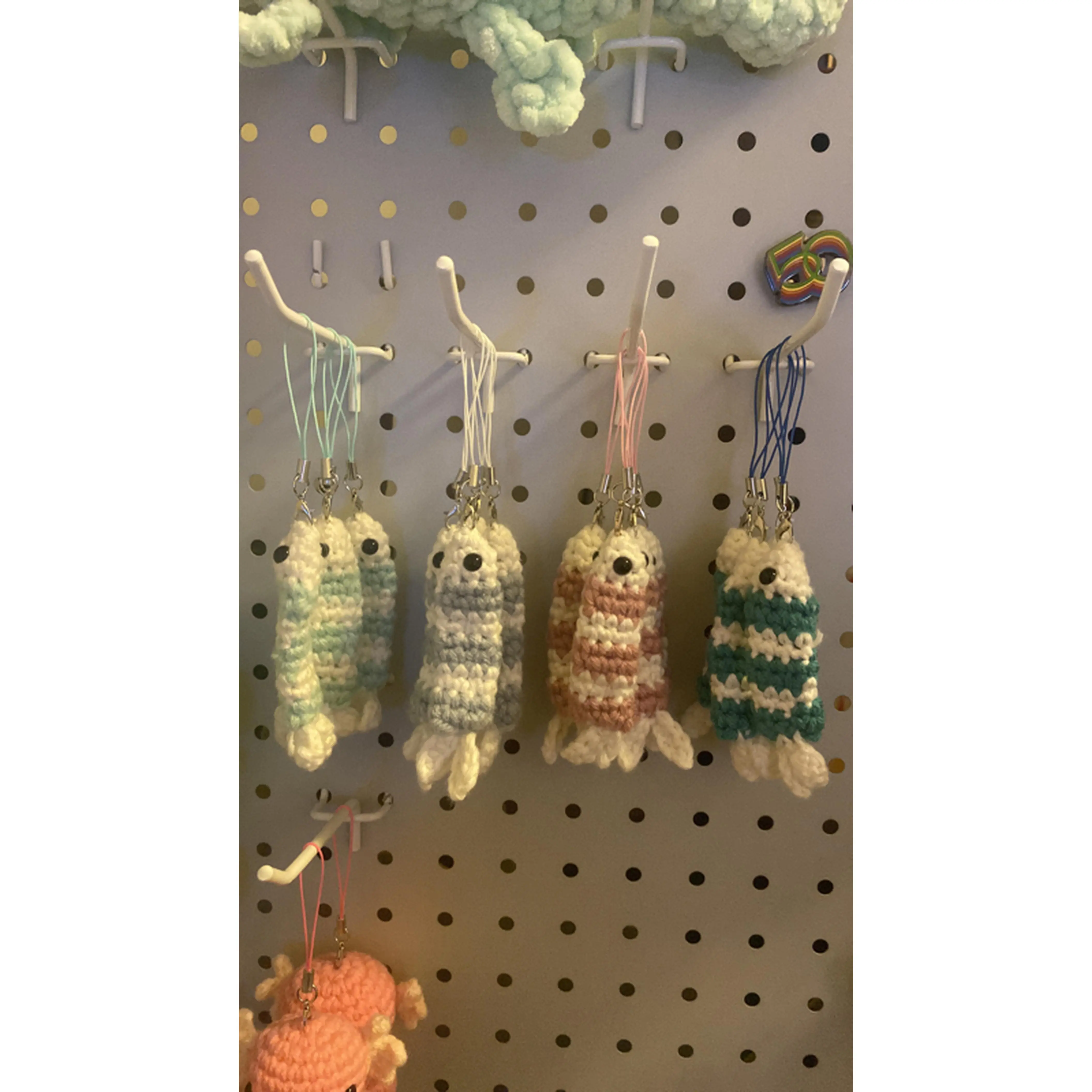 Fidget Fish Handmade Amigurumi Keychain - Relaxing Handmade Amigurumi Keychain for $6