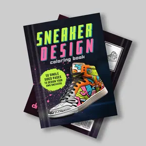 Sneaker Design Coloring Book: Design Your Own Sneakers