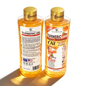 Victoria Super Colorful Turmeric Oil – 7 Days Intense Brightening & Repairing Face & Body Oil, 200ml