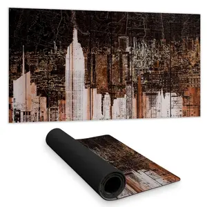 Begin Home Decor C1DM1531TTPNEY 16 x 32 in. Modern York City Bedroom Desk Mat - Home Decor