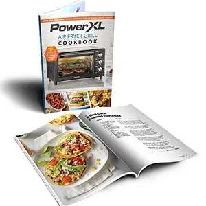 USED-PowerXL Air Fryer Grill Cookbook for Beginners, Air Fry, Grill, Bake & More, Over 157 Recipes, Tips & Air Frying Hacks, Full Nutritional Information, USA-Printed, 9 x 7 Inch, Premium Edition by Eric Theiss (Paperback)