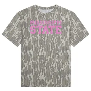 Mississippi State Block Mossy Oak  – Mossy Oak Original Bottomland Shirt For Men Women, Soft, Comfortable, Size S-5XL, 3D Camo T Shirt, T Shirt 3D Hunting