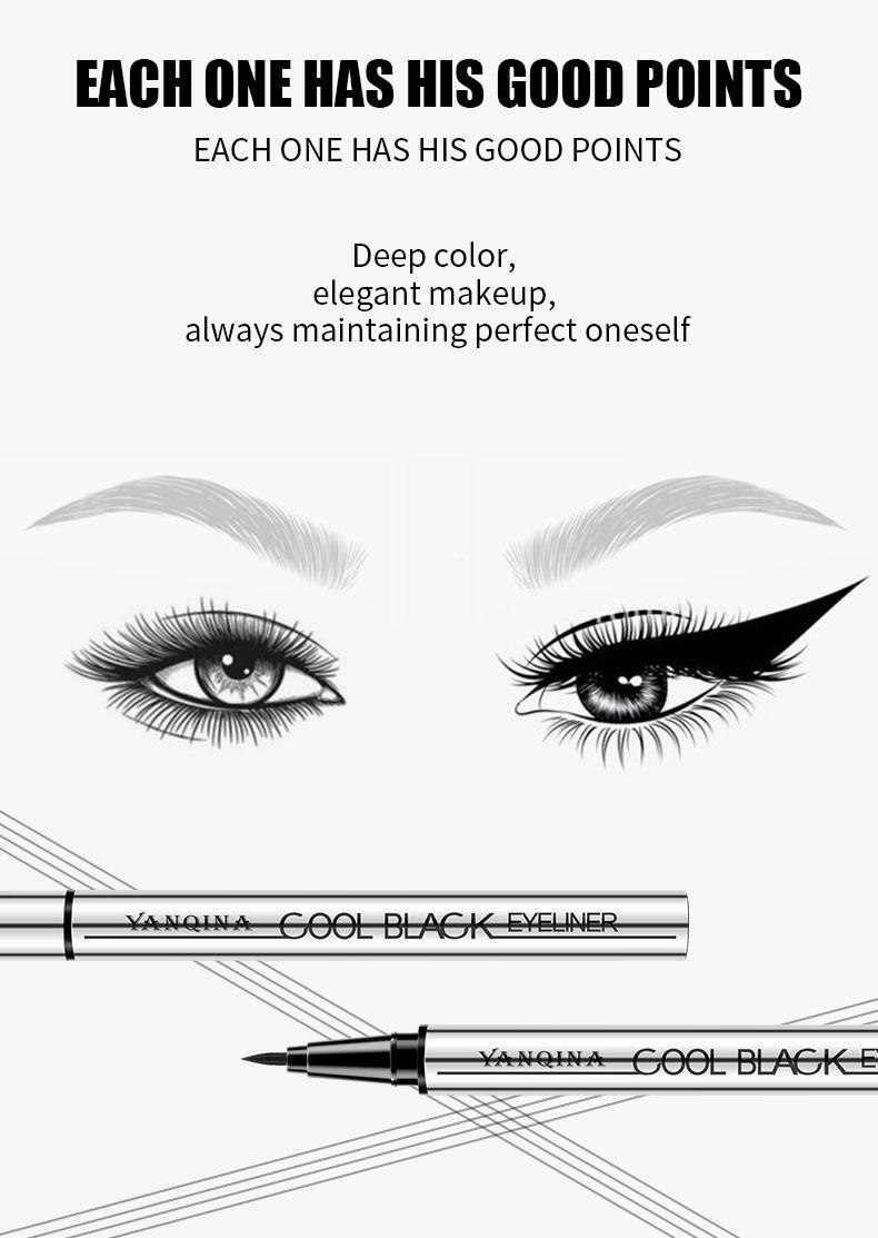 Long-lasting eyeliner -lightweight, waterproof,vegan,cruelty-free,24-hour smooth application,ultra- creamy and silky smooth texture.