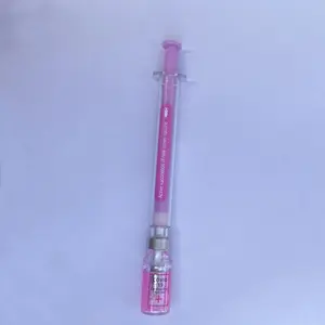 2024 Outdoor Syringe Shape Writing Pen, 1 Count Creative Drawing Pen, Unique Pens, for Students and Office Workers, Gel Markers, Mini School Supplies, Reading Accessories