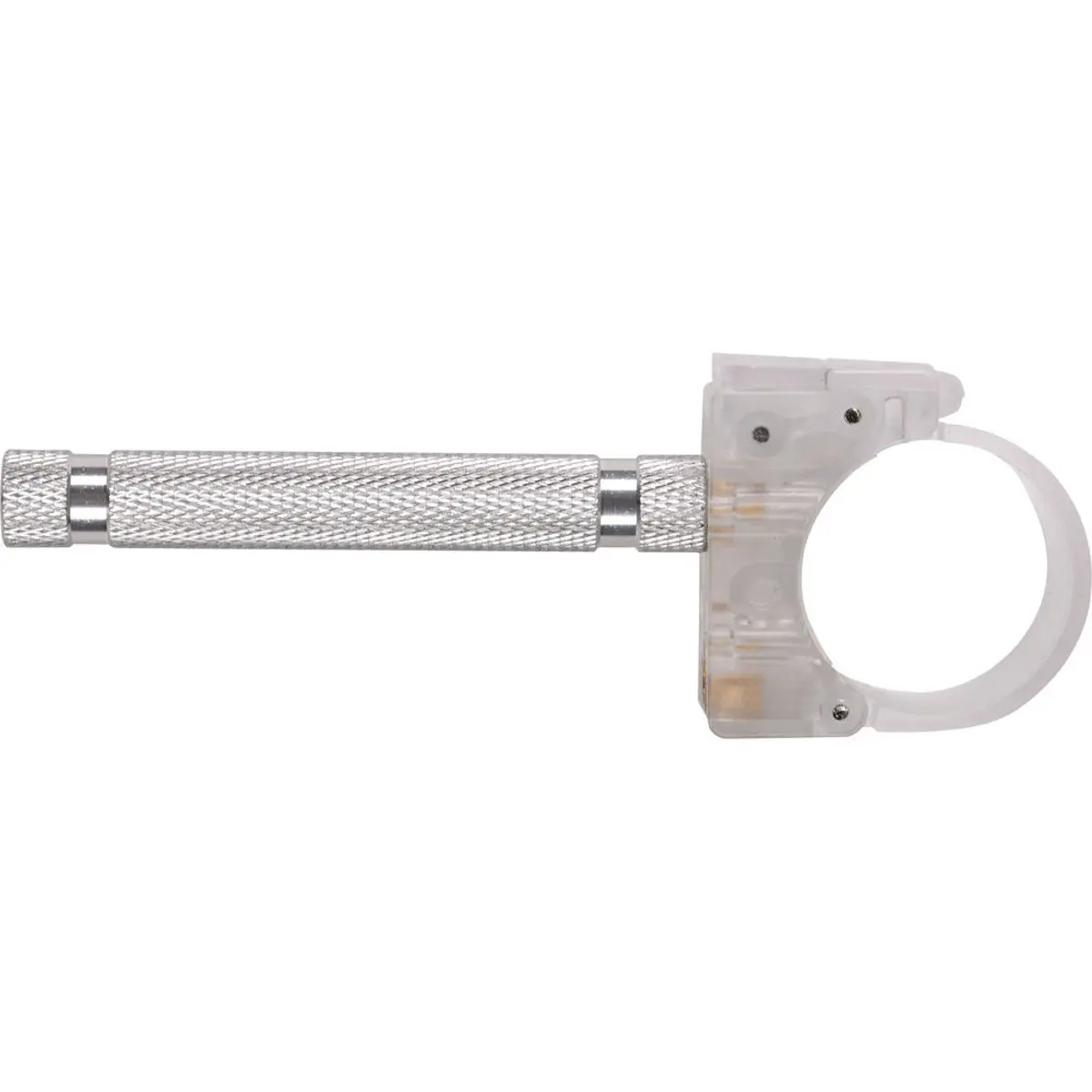 Nanlite Pavotube LED Tube Mounting Clip, Transparent Polycarbonate, 5/8" Baby Pin for Photographers’ LED Tubes