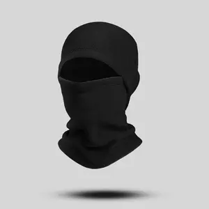 Double-Sided Fleece Ski Mask - Panel Mesh Breathable, Windproof Warm Integrated Sports Head Cover for Cycling