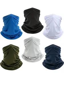 Unisex's Solid Color Multifunctional Sports Neck Gaiter, Breathable Sweat-absorbing Neck Gaiter, Sports Neck Scarf, Outdoor Cycling Face Mask, Sport & Outdoor Clothing Accessories, Breathable Face Cover, Ski Mask