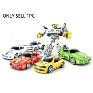 1pcs Robot Car Toy, Movable Vehicle Model, Future Mech Inertial Police Car, High-Quality Abs Plastic, Suitable for Ages 3+