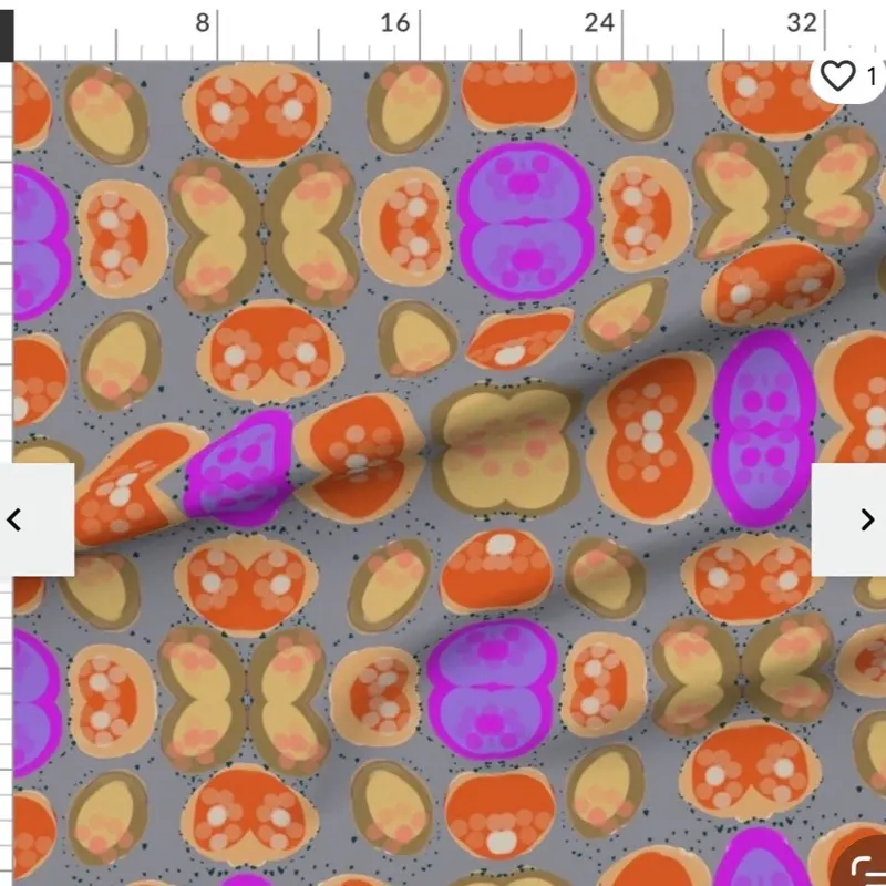 Art Design Fabric by RQuilts size is 36x42inches  one yard .Made of 100% cotton fabric
