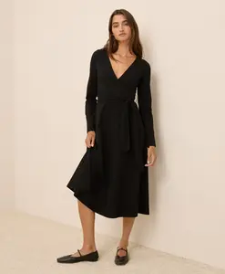 Women's Fit & Flare Wrap Dress