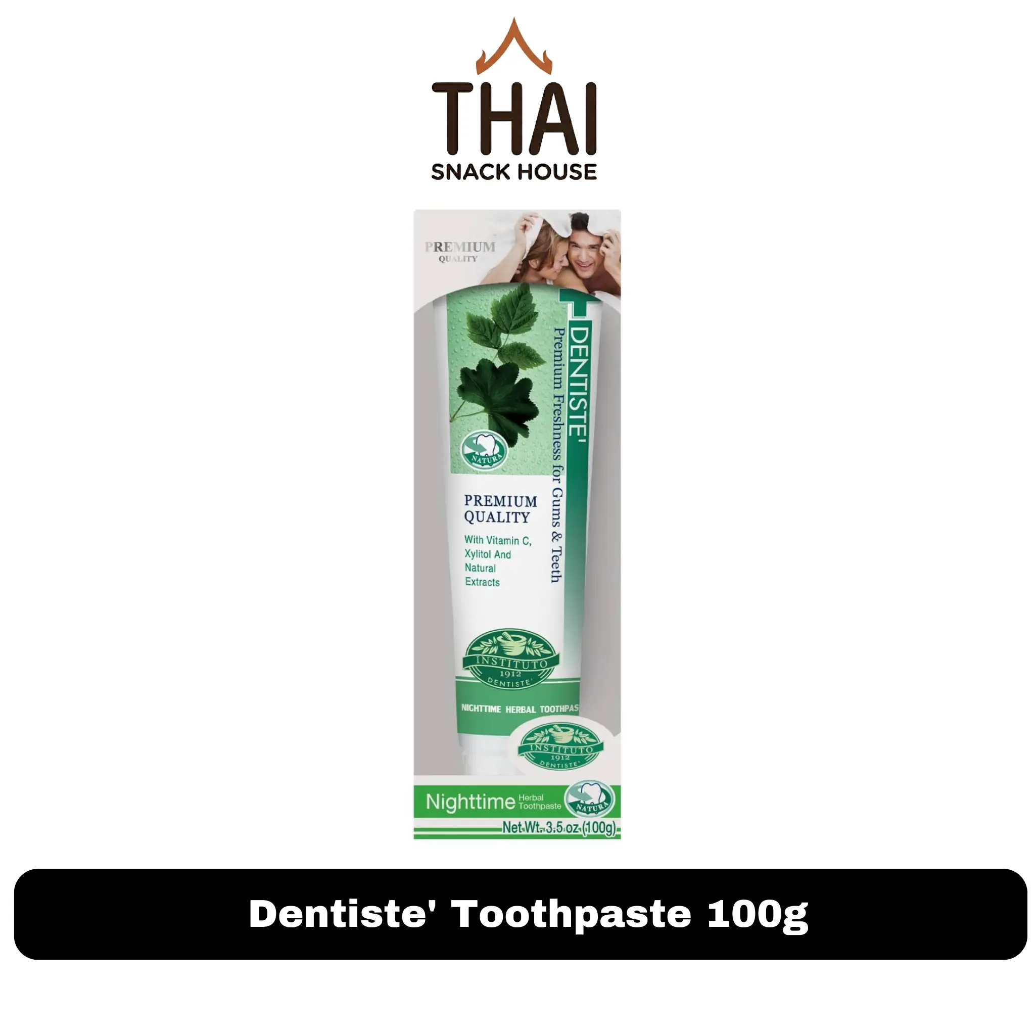 Dentiste’ Premium Nighttime Herbotherapeutic Toothpaste (100g) – Wake Up with Fresh Breath | Advanced Oral Care for Morning Freshness