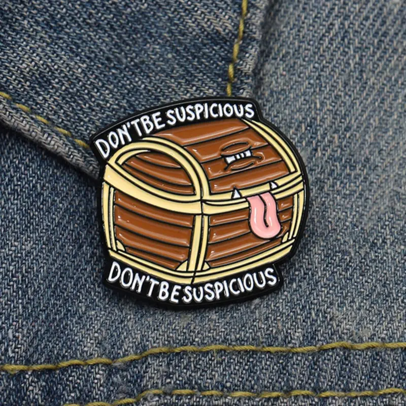 Creative Cartoon Design Brooch Pin Lapel Pin, Cute Badge for Backpack & Jeans & Jacket, Fashion Accessories for Men & Women, Alloy Brooch Pin