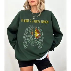 Howls Castle Shirt| A heart's A Heavy Burden T-shirt Sweatshirt Hoodie | Sophie Hatter quote | Miyazaki sweatshirt | Anime sweatshirt