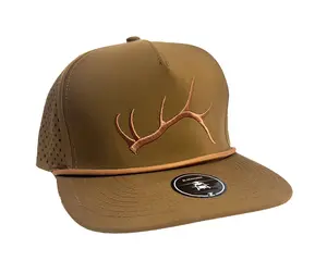 Elk Antler Zapped 7 Panel & 5 Panel Hat Custom Snapback All Seasons Adjustable Multiple Color Options Elk Shed