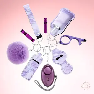 Woman's Fashion Keychain - 10 PCS and Gift Box