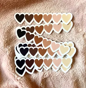 BLM heart sticker Black Lives Matter Laptop sticker Phone sticker