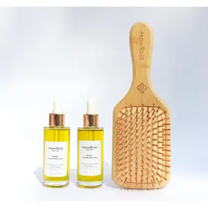 2 Promirose oils with Bamboo Brush