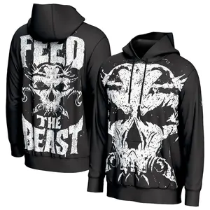 Brock Lesnar Beast Black Hoodie, WWE Wrestling Streetwear Sweatshirt, Gym Ready Dominant Style, Power Gift For Fans