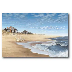 Courtside Market Hampton Beach 12x18 Canvas Wall Art