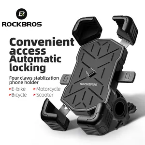 ROCKBROS HW-117 Bike Phone Mount 1s Lock Bike Phone Holder