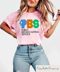 Protect PBS Logo T-shirt, Retro Public Broadcasting Service Shirt, 70s Nostalgia Sweatshirt, Classic TV Fans Gift, Political Protest Tee