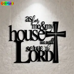 1pc Cross & Scripture Metal Wall Art, Inspirational Cross Statue Mural, Religious Decorations, Ideal Gift for Easter, Christmas, Faith Decor Enthusiasts, Rust-Resistant Metal Wall Decor, Perfect for Home Wall & Garden Fence