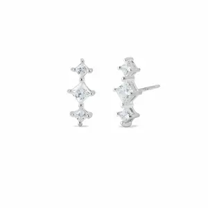 Clare 3-Dot CZ Studs