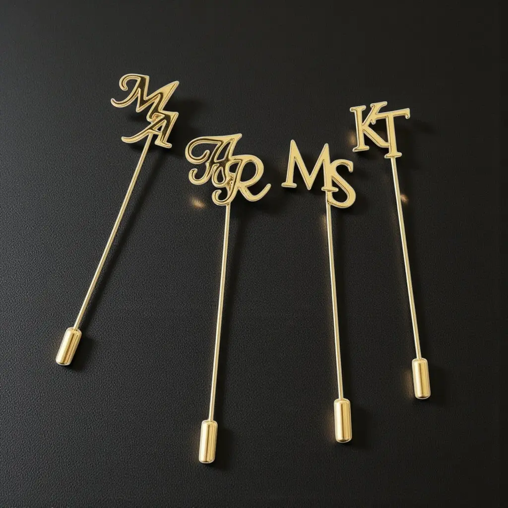 The Royal Initial Pin The Royal Initial Pin