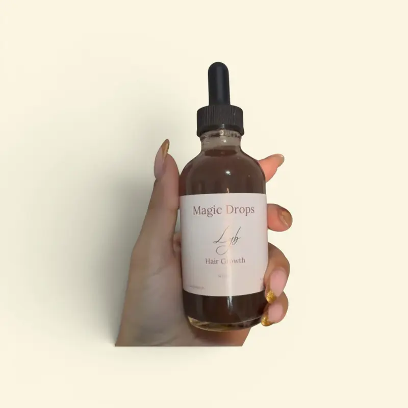 Hair Growth Scalp Serum Magic Drops – Anti Hair Loss Leave-In Treatment for Stronger Thicker Hair – Daily Use – 4 oz