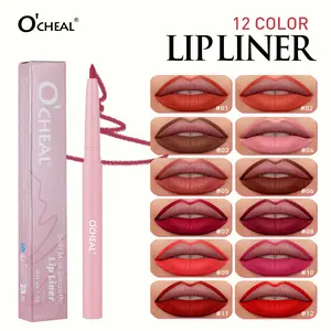 Sketch Lip Liner Pen, Define Full Lips, Natural Color, Matte Lipstick, Long-Lasting, Perfect for Daily Use, Enhance Your Smile