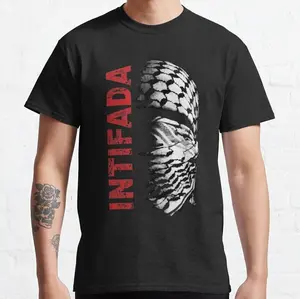 Intifada Palestinian Resistance Palestine Solidarity and Freedom Support T-Shirt Cotton Man Menswear Soft