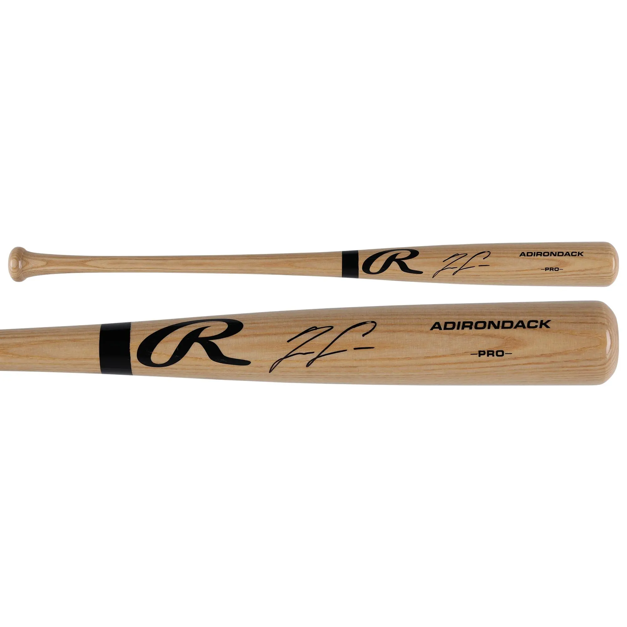 Ronald Acua Jr. Atlanta Braves Autographed Blonde Rawlings Pro Bat - Fanatics Authentic Certified