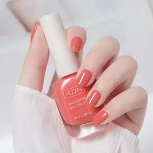 Candy Color Glossy Nail Polish 1PCS(0.35fl.oz) - Water-based Nail Polish. No LED Lamp Needed, Quick-drying, Long-lasting, Peelable Nail Polish, Suitable for At-home DIY Nail Art. An Ideal Gift for Spring And events.
