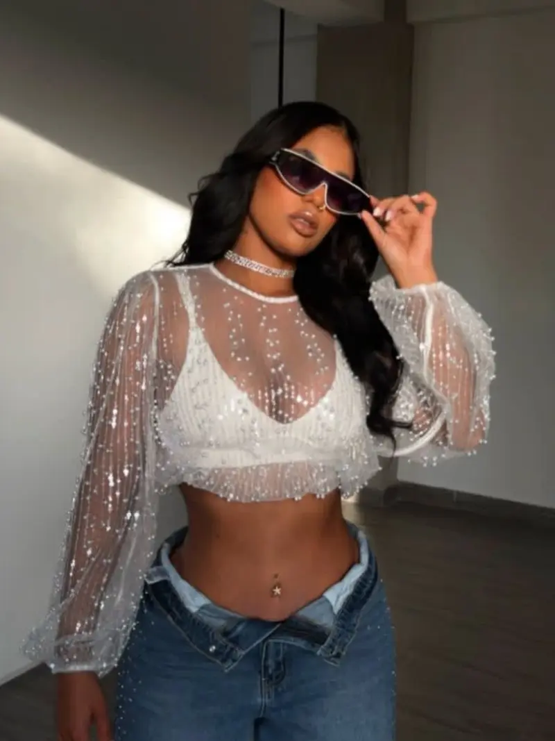 see thru top - TikTok Shop