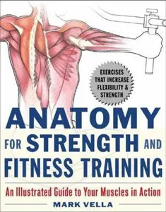 USED-Anatomy for Strength and Fitness Training: An Illustrated Guide to Your Muscles in Action by Mark Vella (Paperback)