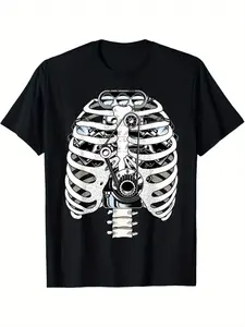 Mechanical Automotive Engineer Skeleton Mechanic Men'S T-Shirt