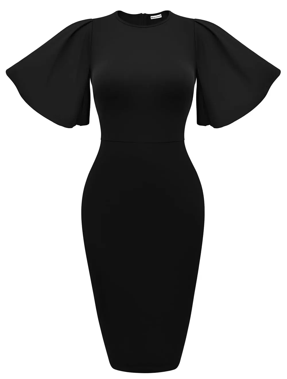 Women's Basic Slim Fit Ruffle Flare Short Sleeve Pencil Midi Dresses - TikTok Shop Women's Basic Slim Fit Ruffle Flare Short Sleeve Pencil Midi Dresses - TikTok Shop