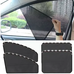 Magnetic Window Shade with Protective & Privacy Screen - Car Window Shades, Heavy-duty mesh front/rear coverage, easy to install/remove, suitable for all car models, trucks, SUVs - Insulated and anti-glare