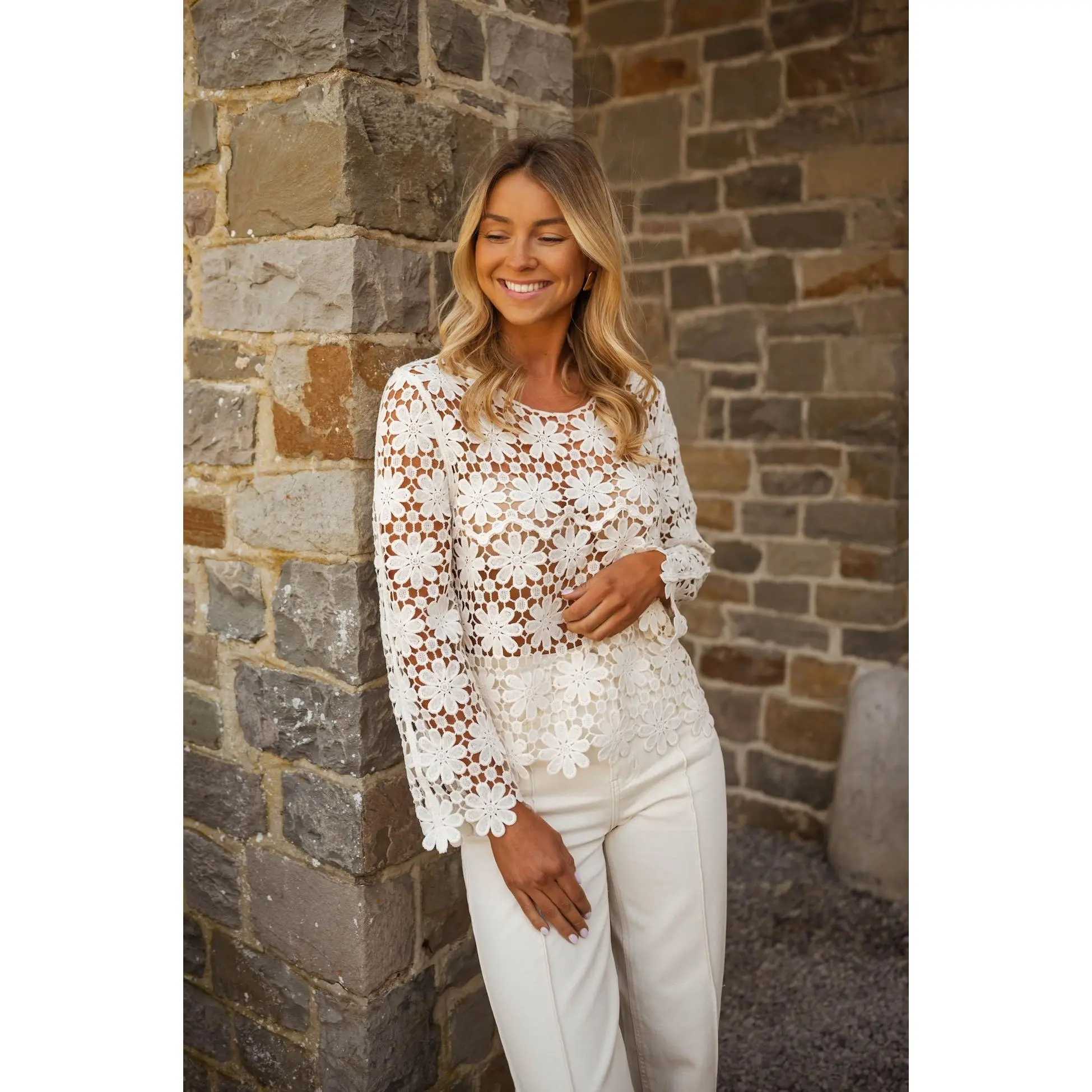 Ecru Thalia Blouse