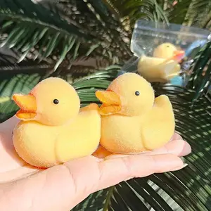 2pcs Taba Squishy Animals Squeeze Toys, Cute Kawaii Sticky Sensory Fidget Toys for Adults Kids with Autism, Easter Basket Stuffers Party Favors Birthday Gift (D Duck)
