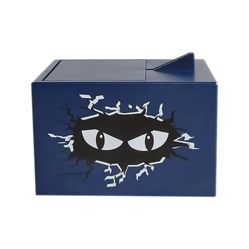 2026 Abs-Waterproof Patchwork Animal Piggy Bank, Naughty Money-Stealing Cat Hand Coin Storage, Home Decor Desktop Ornament, Festival Gift for All Ages