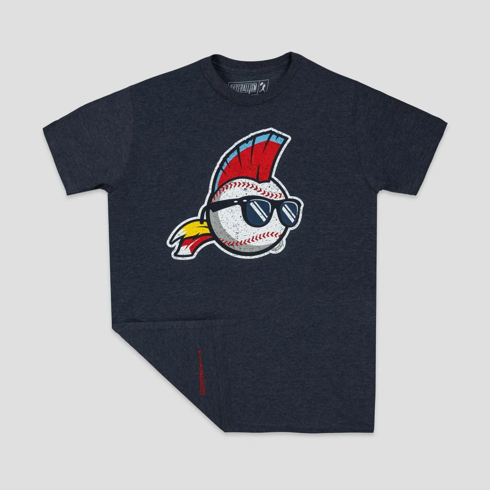 Men's Major League The Movie Cotton T-Shirt - Loose Short-Sleeve Cotton Fabric Menswear, Round Neck Casual Apparel
