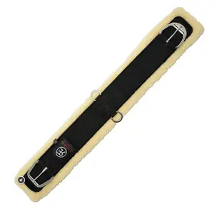 9603 Reinsman Straight Fleece Cinch - Black