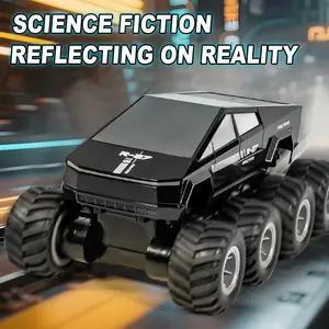 G68JJRC Amphibious Remote Control Car for Kids, 2.4GHz Waterproof Electric RC Stunt Car, All-Terrain Off-Road Big Wheel Climbing Vehicle, Boys Girls Gift