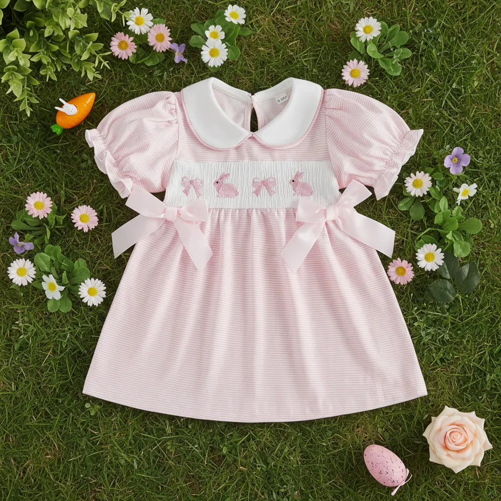 Global Baby Toddler Baby Girl Easter Bunny Print Furry Trim Button Down Long Little Girls Easter Dress Summer Short Sleeve Ruffle Collar Cross Embroidery A-line Dress - TikTok Shop Global Baby Toddler Baby Girl Easter Bunny Print Furry Trim Button Down Long Little Girls Easter Dress Summer Short Sleeve Ruffle Collar Cross Embroidery A-line Dress - TikTok Shop