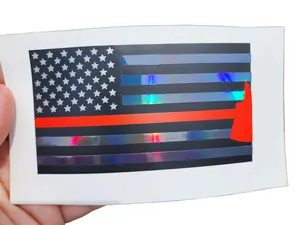 Fireman Support Car Decal Thin Red Line Badge First Responder - Automotive & Motorcycle - Car Exterior Accessories - Car Stickers